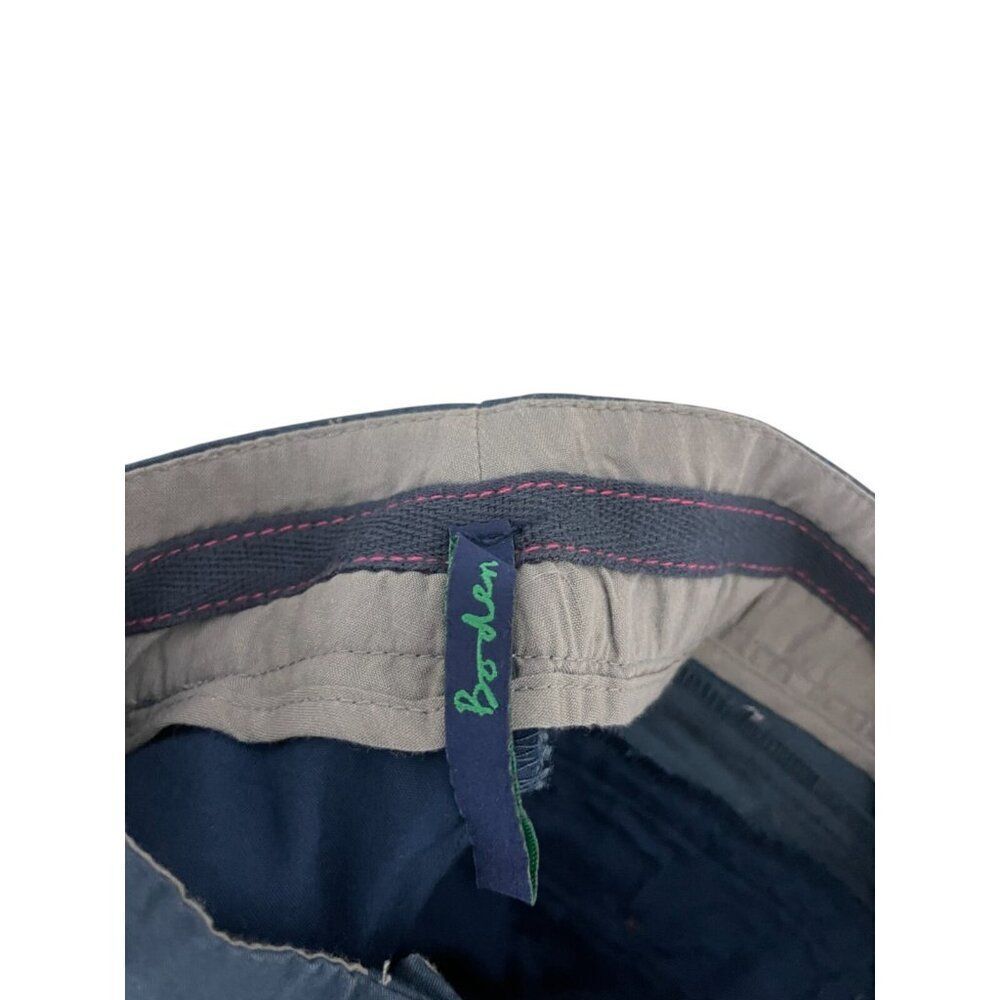 Boden Womens Pants chinos Blue UK 14 US 10 Bootcut Leg Stretch Flat Front NWT - Picture 6 of 16